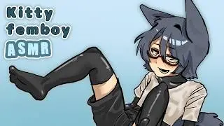 femboy feet back massage [ASMR]