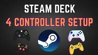 How to setup 4 controllers on the Steam Deck
