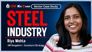 Unlocking Steel Industry Secrets with Riya Mehta! #casestudy  #iimbaa @riyalizations