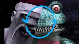 Christmas night shift and Five Nights With Froggy Swapped