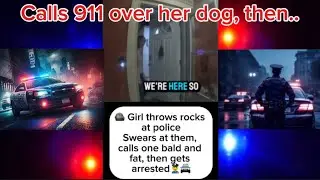 21 year old throws rocks at police, calls them names and expects zero consequences!