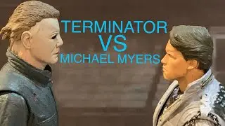 Terminator vs Michael Myers (Stop Motion)