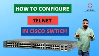 How to configure telnet on cisco switch in Hindi