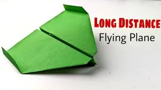 Long Distance Flying Plane | Origami - 1090