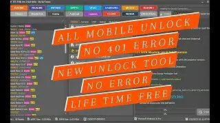 Unlock tool error 401 fix || New unlock tool life time free || mi oppo vivo Samsung realme unlock