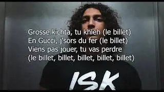 ISK - Le billet (paroles)