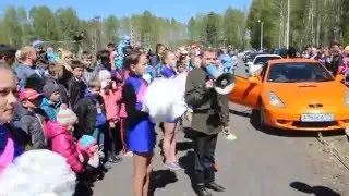 Разогревался 9-ю машинами # Сосновcкого р-на ,Челябинской области #