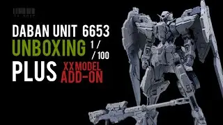 UNBOXING Daban 6653 Dynames 1/100 MG Plus XXModel Add-on parts