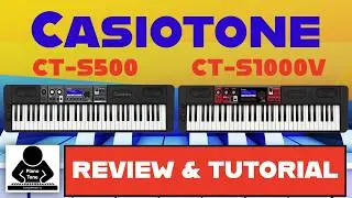 Casiotone CT-S500 & CT-S1000V Review & Tutorial
