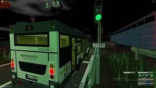 Roblox! Поездка на ЛиАЗ 4292.60 по маршруту №3 с заездом на кладбище