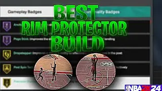 BEST 1V1 RIM PROTECTOR CENTER BUILD THAT CAN SHOOT NBA 2K24