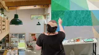 A Week Of Painting BIG In The Studio • ART VLOG