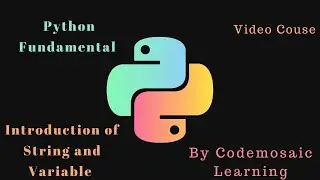 Introduction of String and Variable ||  