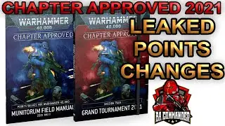 Chapter Approved 2021 - Leaked Points Changes (Blood Angels)