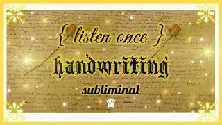 𝐏𝐄𝐍+𝐏𝐀𝐏𝐄𝐑; ideal handwriting + speed subliminal ✧ 𝙡𝙞𝙨𝙩𝙚𝙣 𝙤𝙣𝙘𝙚, 𝙧𝙖𝙞𝙣 𝙫𝙚𝙧. •̩̩͙  𝒬𝒮