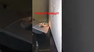 Close call for car door!