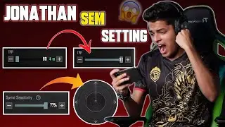 Bgmi best setting | Jonathan sem settings | how to gameplay improvement video