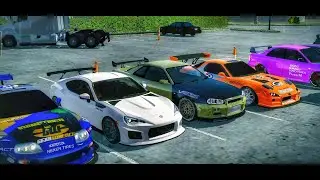 JDM Cars Meet By Midnight Runners Club | Car Parking Multiplayer | Cinematic Video