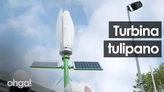 Le turbine eoliche silenziose e a forma di fiore che producono energia elettrica pulita