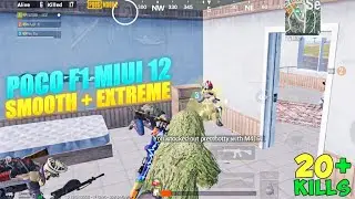 MIUI 12 PUBG SMOOTH WITH EXTREME FPS | POCO F1 PUBG MOBILE