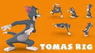 FREE DOWNLOAD RIG AND TEXTURE - TOM (TOM AND JERRY)