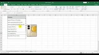 Scroll mouse over to Display Picture in Ms. Excel | Simple Tutorials