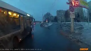 Как останавливаются автобусы в Чебоксарах