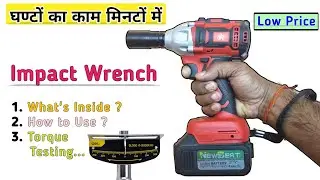 Best Cordless Impact Wrench Unboxing - Torque Test Using Torque Wrench & What's Inside