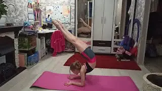 Свечка на руках, домашние тренировки от Букуроши💪