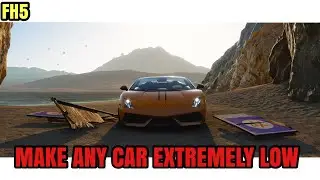 How to lower a car EVEN MORE on FORZA HORIZON 5.