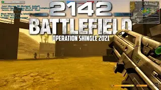 Battlefield 2142 Multiplayer 2021 Operation Shingle Coop Gameplay ►25 Players | 4K