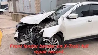 Full record: Minor front fender bender on X-Trail.