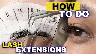HOW TO DO LASH EXTENSIONS / 2D volume lashes (Step by step)