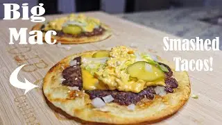 Best Smash Burger Recipe | Big Mac Smash Burger Tacos