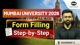 Step-by-Step: Mumbai University Admission Form Filling 2026 | Detailed form filling ft. Dharmik sir