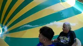 Grand mom goes on a WaterPark ride. Age (75) is just a number - Wonderla Bangalore