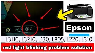 A printer's ink pad is at the end of its service life. Problem Solved. EPSON L3210, L3110, L105,L805