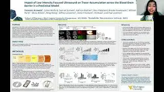 Tasneem Arsiwala: Low-Intensity Impact of FUS on Tracer Accumulation across BBB in Preclinical Model