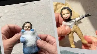Мини-сериал про создание ватной игрушки 🌹