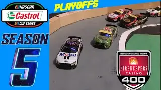 NASCAR stop motion S5//R10// FireKeepers 400 at Michigan International Speedway CCS Playoffs