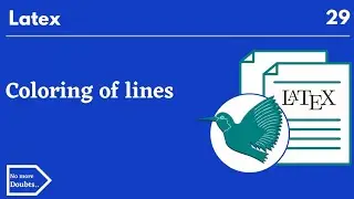 line colors in latex