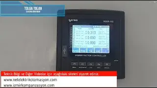 ENTES RGSR-15S REAKTİF GÜÇ KONTROL RÖLESİ ANALİZİ - ENTES Reactive Power Control Relay Analysis