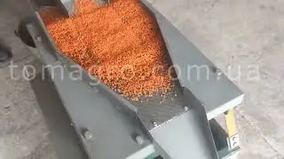 Камнеотборник КМ-030 (Destoner machine). Продукт испытания: чечевица.