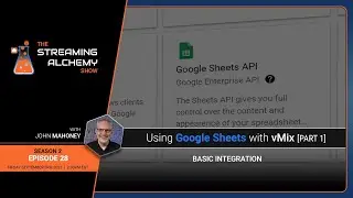 Using Google Sheets with VMIX – Part 1