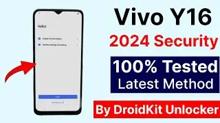 Vivo Y16/17 FRY Bypass | 2024 New Security | 100% Working Android 12/13 | All Android Support