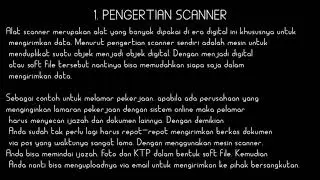 APA ITU SCANNER?