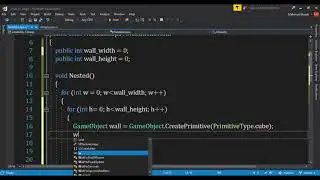 Unity C# Beginner Tutorials - Nested Loops- #11