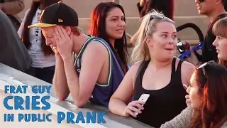 Frat Guy Crying in Public PRANK!