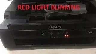 Epson L380 Red Light blinking error (Solved) !!!!!!! by (ultimatehinditips)