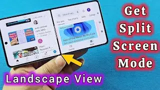 How to use split screen landscape mode Xiaomi Phone